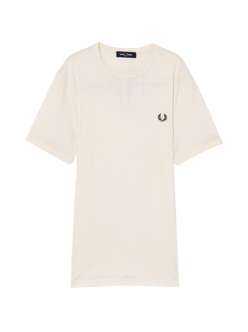 T-shirt uomo Fred Perry manica corta beige FRED PERRY | M2396608